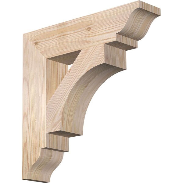 Ekena Millwork Westlake Traditional Smooth Bracket, Douglas Fir, 3 1/2"W x 16"D x 16"H BKT04X16X16WTL01SDF - main